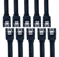 Comprar Kit 10 Cabo Sata 3 6gb\u002Fs Hd Ssd Gravador Drives Com Trava