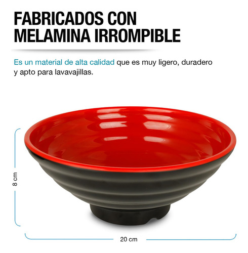 Louça De Melamina De Estilo Japonês (4 Pessoas). Ele Inclui: