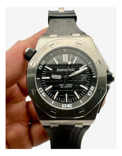 Reloj Premium Ap Royal Oak Offshore Negro Automatico Acero (Reacondicionado)