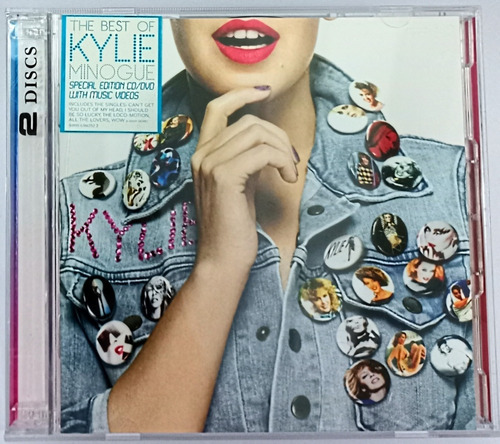 Kylie Minogue Cd + Dvd The Best Of Impecable Igual A Nuev  