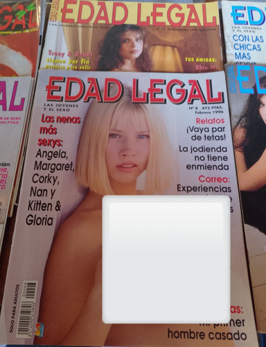 7 Revistas Eróticas Edad Legal Para Adultos (Usado)