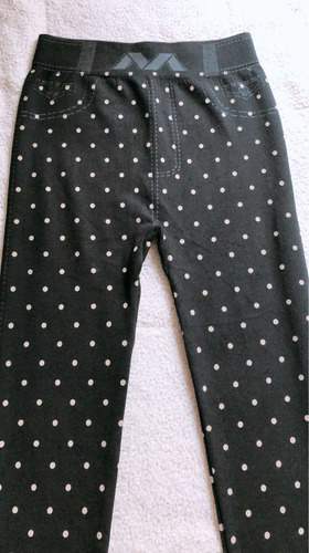 Pantalon Negro Puntos