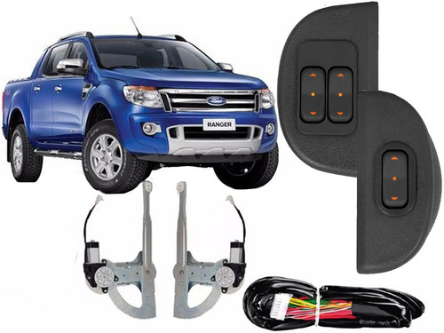 Kit Alza Cristales Electricos Tecla One Touch Ranger 2012