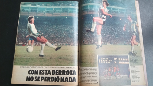 El Gráfico 3122 Juvenil Maradona Japón River Vélez 1979 7/8 (Usado)