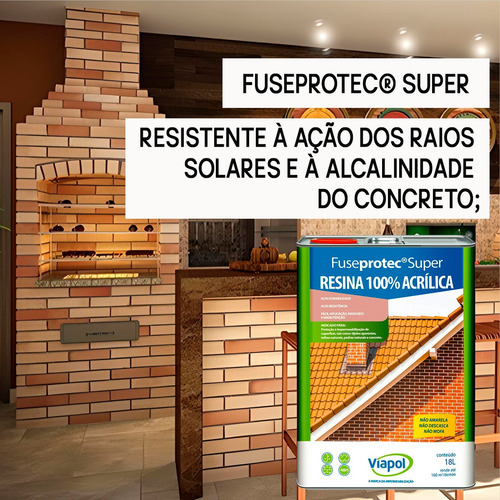 Fuseprotec Super Viapol Impermeabiliza Paredes Pedras