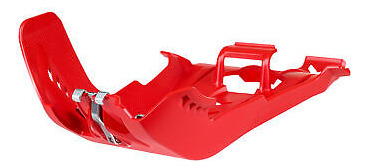 Polisport Fortress Skid Plate W/ Link Prodector Red 8475 Zzh