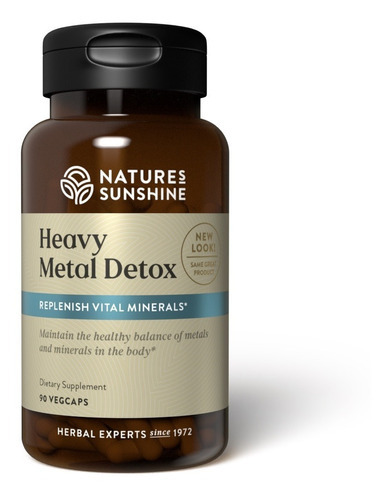 Natures Sunshine Heavy Metal Detox 90 Capsulas Veg Sabor Neutro