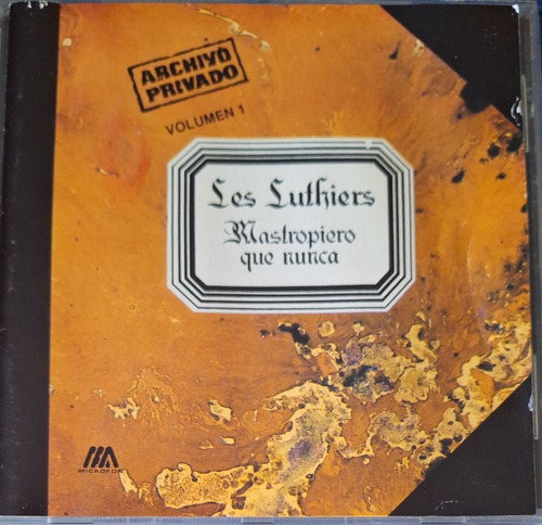 Les Luthiers Mastropiero Que Nunca Cd Original 1993 Excele 