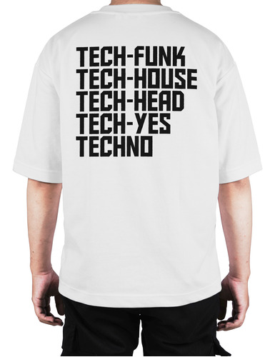 Camiseta Oversize Carl Cox Tech - Funk