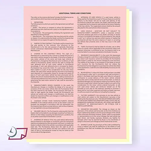 Contrato De Compra De Vehículo Usado - Nextdaylabels (3 Part