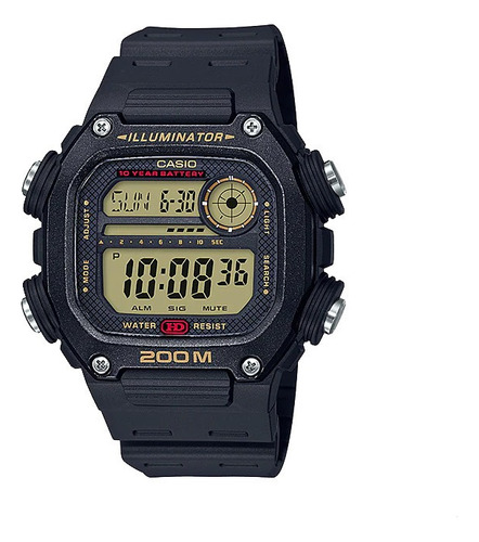 Reloj Casio Hombre Digital Dw-291h Cronometro Hora Mundial