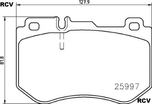 Balatas Disco  Delantera Para Mercedes Benz C200   2018