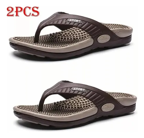 2 Pares De Confort veis Chinelos De Massagem Ortop dica. Cuotas