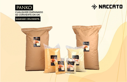 Imagen 3 de 5 de Panko Blanco 10 Kg Pan Rallado Estilo Japones Para Sushi