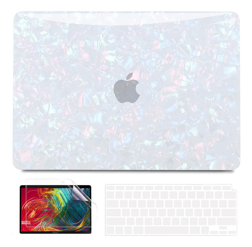 Funda Para Macbook Air 13 M1 + Accesorios Diseño Tornasolado