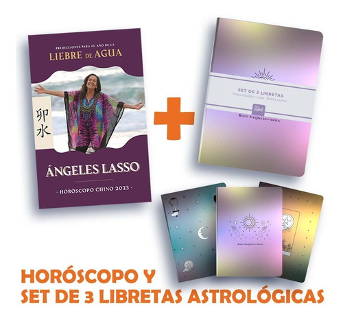 Horóscopo Chino 2023 Ángeles Lasso + Set De 3 Libretas Astro