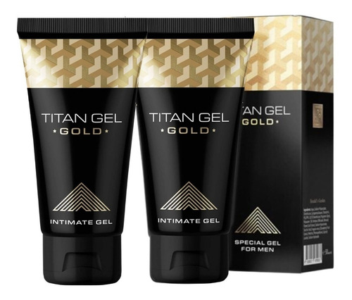 Titan Gel Gold Lubricante Potenciador Agranda Miembro Pack 2