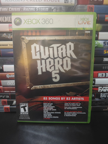 Jogo Guitar Hero 5 De Xbox 360 