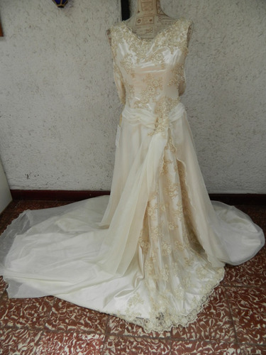 Vestido  Novia Nº 19  Alta Costura Piedreria