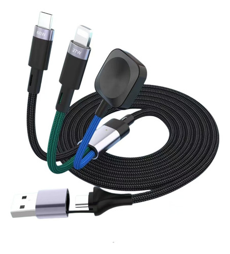 Para Cable Carga Rápida Usb C Lightning + Magnetocarga .