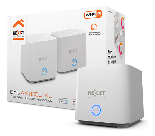 Sistema Wi-fi Mesh Nexxt Bolt Ax1800 Wi-fi 6 Ncm-x1800 2pack