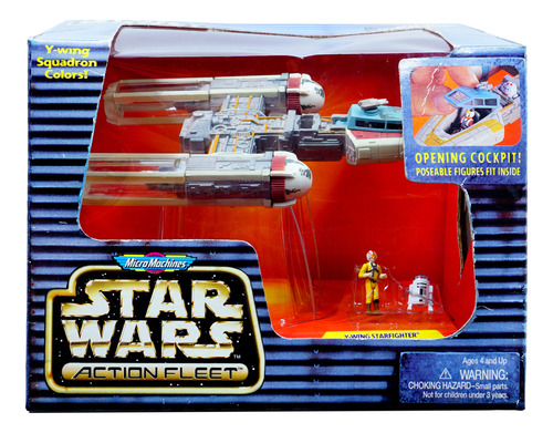 Star Wars Micro Machines Action Fleet Y Wing Starfighter Red
