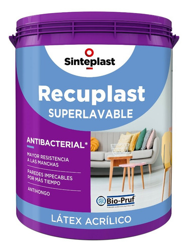 Latex Recuplast | Super Lavable Interior Mate | 20l Pdm