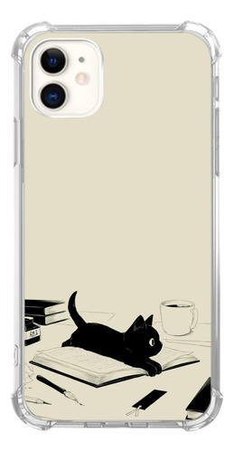 Funda Mabluworqe Para iPhone 11-gato Negro