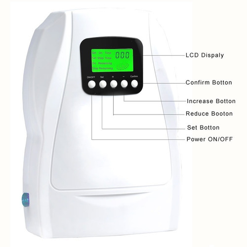 Generador De Ozono Portatil Purificador Agua Aire Y Agua