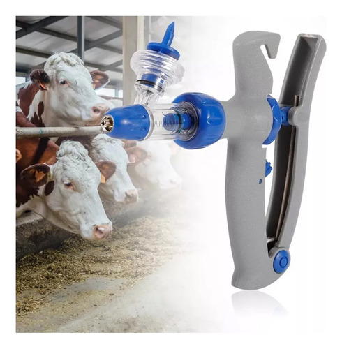 Inyector Veterinario De 5 Ml, Jeringa De Recarga Automática