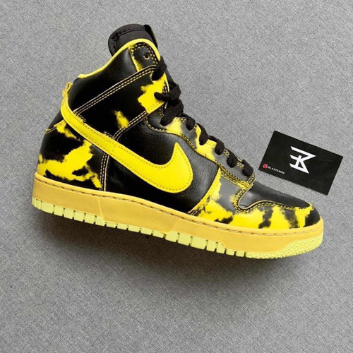 Tenis Nike Dunk High Black And Yellow
