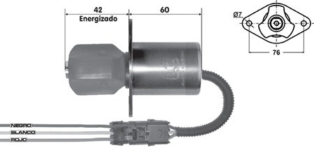 Solenoide De Pare 24v Mot Cummins 18310 Vw Camiones