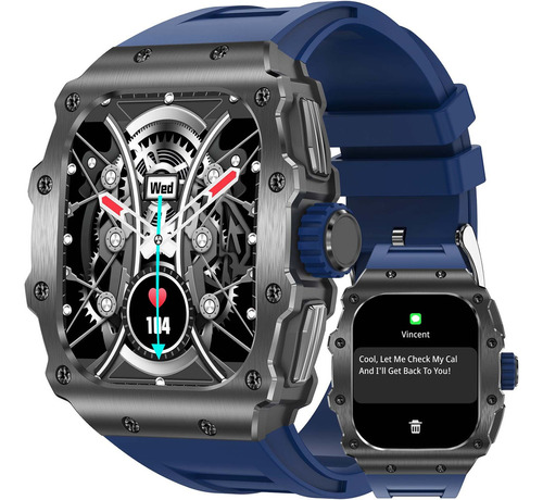 1 Reloj Inteligente Amoled Hombre Smart Watch Call Ak65