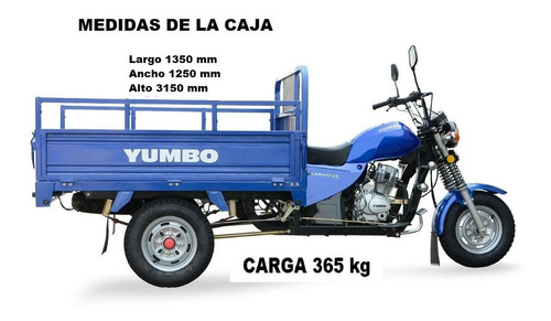 Imagen 15 de 25 de Yumbo Cargo 125 Triciclo 100% Financiado Con Casco Y Empa!!!
