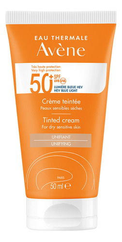 Avène tinted cream protector solar crema fps 50+ 50ml