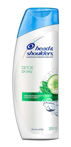Shampoo Head & Shoulders Detox Da Raiz 200ml