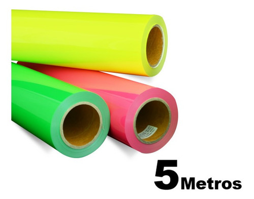 Vinil Textil De Detalle Color Make More Sticky Neon 5 Metros