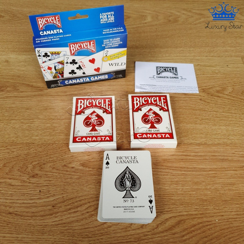 Cartas Bicycle Canasta Game Baraja 108 Cartas Original