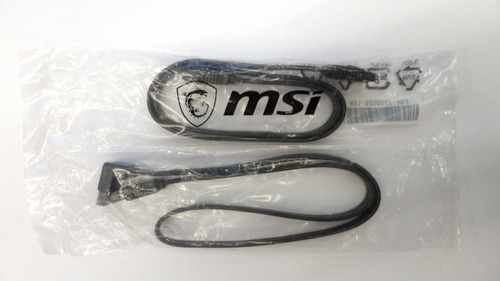 Cable Sata Msi 6gb/s Sata 3 Con Traba (pack X2) 50 Cm E4231