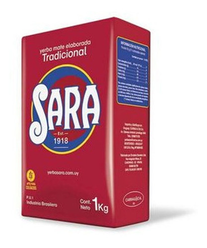 Yerba Sara Tradicional 1kg