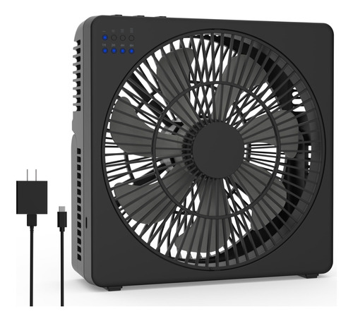 Kitwlemen Portable Table Fan - 8 Desk Fan With 4 Speeds,.