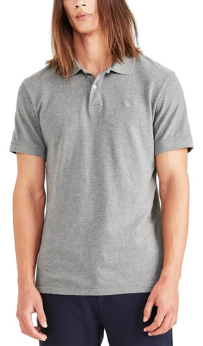 Polera Pique Hombre Gray Heather Dockers