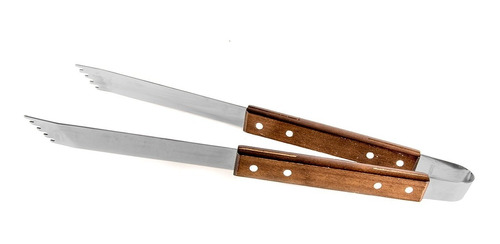 Pinza Para Parrilla Mango De Madera 40cm Simonaggio