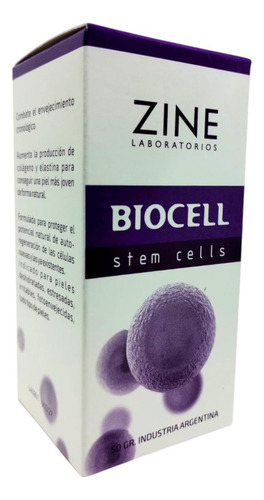 Crema Antiedad Biocell Stem Cells 50ml Zine Para Rostro 30+