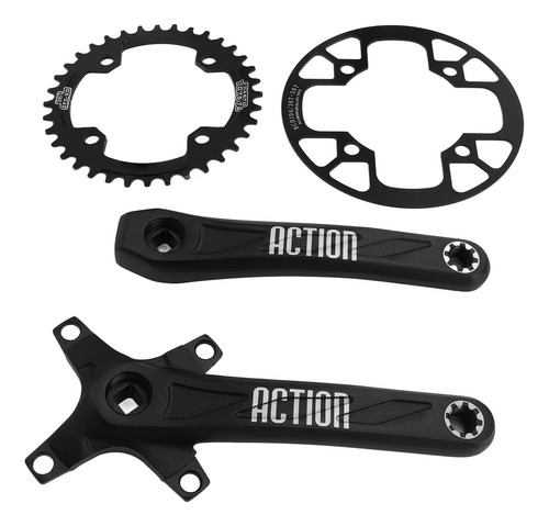 Bike Crankset Mountain Crank Arm Set 36t Narrow Wide