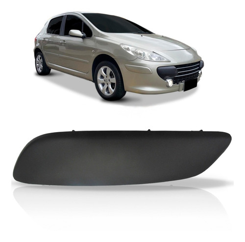 Moldura Lateral Parachoque Dainteiro Peugeot 307 2007 A 2012