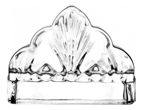 Imagem 3 de 4 de Porta Guardanapos De Cristal Dublyn 13x4,5 Cm Lyor