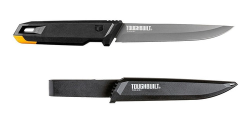 Cuchillo Con Funda Para Corte De Aislamiento Toughbuilt Color Negro