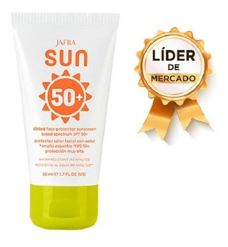 Jafra Protector Solar Facial Con Color Sun Fps 50 De 50ml