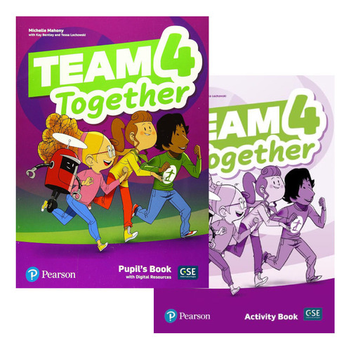 Libro: Team Together 4 Pupils Book + Activity Book / Pearson